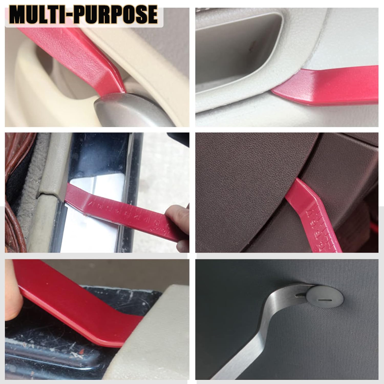 Wokape 176Pcs Car Plastic Rivets Metal Retainer Clips Set with Fasteners Remover， Bumper Retainer Clips Car Plastic Rivets Fasteners Push Retainer Kit for GM Ford Mazda Audi Toyota - Image 5